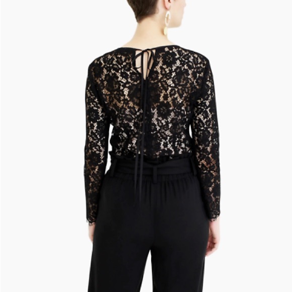 J CREW Lace 3/4 Sleeve NWOT Size 2 - Picture 2 of 3